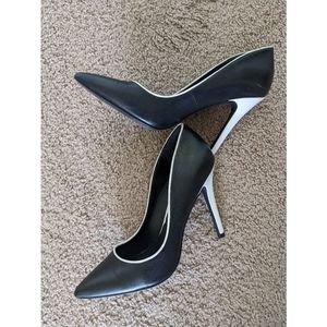 Charles by Charles David Black and White Heels